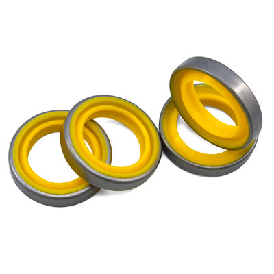 دو لب CAT پاک کننده ضد گرد و غبار مهر و موم DWI PU فولاد 51.89mm مهر و غبار هیدرولیک